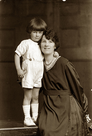 Mona McDermott and her son