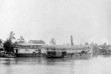 Rangoon 1906 - wayside station