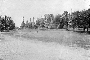 The nine pagodas Pyinmana